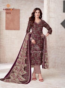 Suryajyoti trendy cotton vol 73 wholesale cotton dress materials in hyderabad